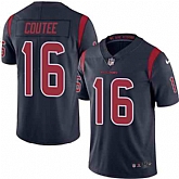 Nike Men & Women & Youth Texans 16 Keke Coutee Navy Color Rush Limited Jersey,baseball caps,new era cap wholesale,wholesale hats